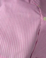 Candy Pink & White Stripe Classic Shirt - Image 4