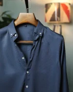 Classic Midnight Navy Chelly Button-Down Shirt - Image 3