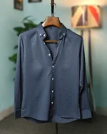 Classic Midnight Navy Chelly Button-Down Shirt - Image 2