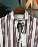 Coral & Slate Multi-Stripe