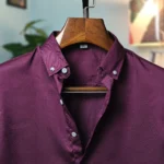Deep Burgundy Chelly Button-Down Shirt