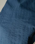 Midnight Blue Seersucker Shirt - Image 4