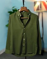 Classic Olive Chelly Shirt - Image 2