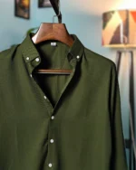 Classic Olive Chelly Shirt - Image 3