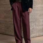 Burgundy Baggy Formal