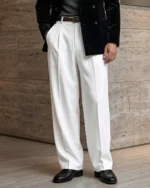White Baggy Formal