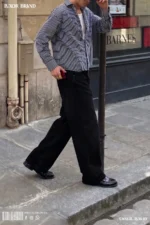 Full Black Wide-Leg Denim - Image 2