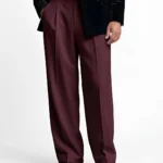 Burgundy Baggy Formal