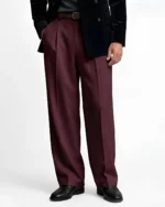 Burgundy Baggy Formal