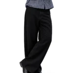 Full Black Wide-Leg Denim